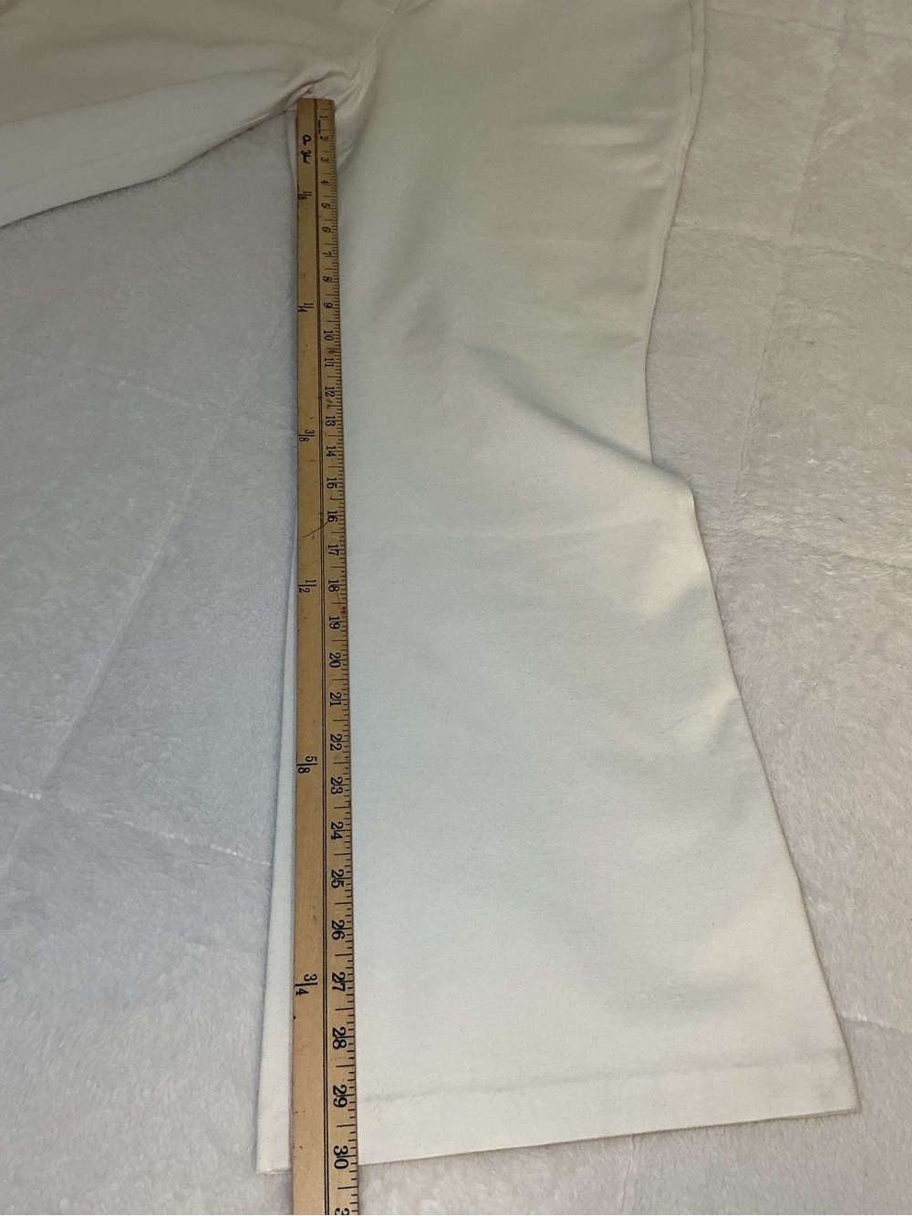 Michael Kors High-Waist Button-Front White Pants - Picture 3 of 7